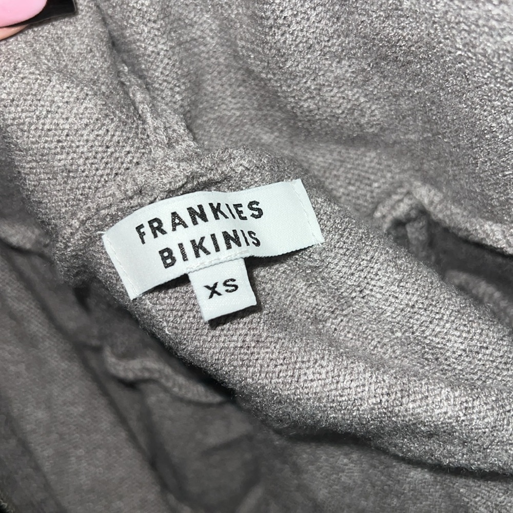 FRANKIES BIKINI CLOUD KNIT SET GREY - Picture 4 of 4